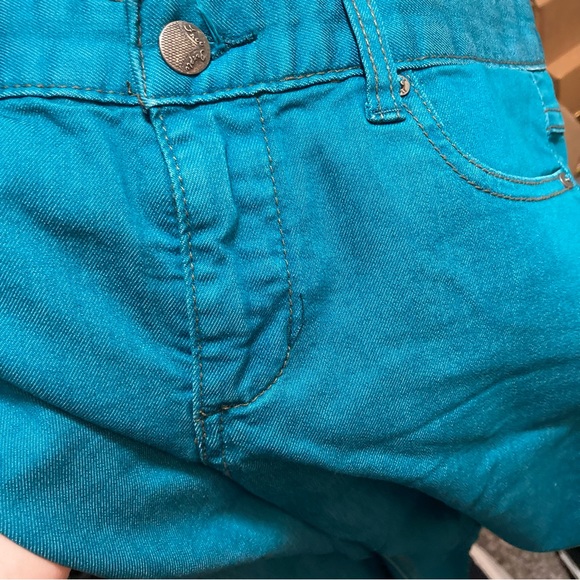 Free People Teal Light Weight Jeans - Picture 9 of 9